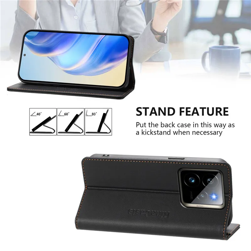 Luxury Anti-Theft Leather Wallet Flip Phone Case