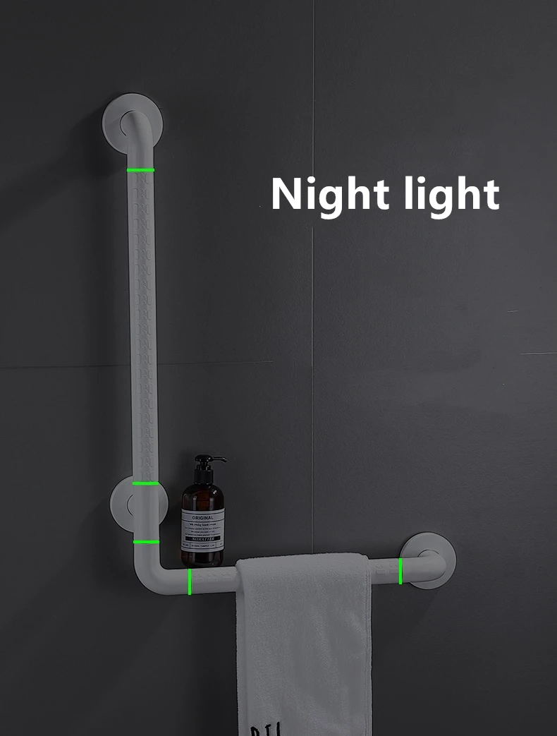 Description Picture 5 of itemSafety Stainless Steel Non-slip ABS Bathroom Bathtub Handrail Grab Toilet Shower Bathtub Straight Safety Support Handle for The