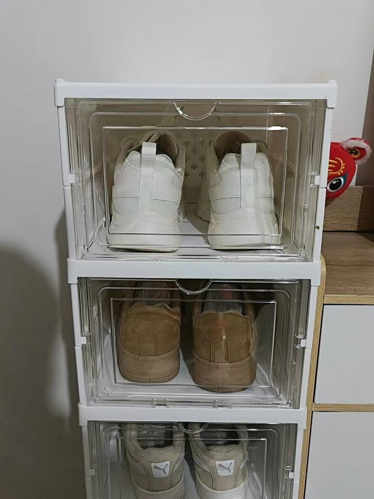 Household Folding Free Installation Shoe Rack Simple Modern