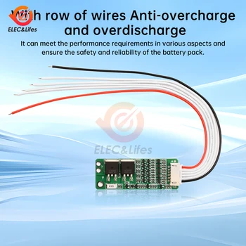 5S 10A 15A Batteria al litio agli ioni di litio BMS 18650 Scheda di protezione del caricabatterie 18V 21V Circuito di protezione delle celle 16V Litio Ferro Fosfato