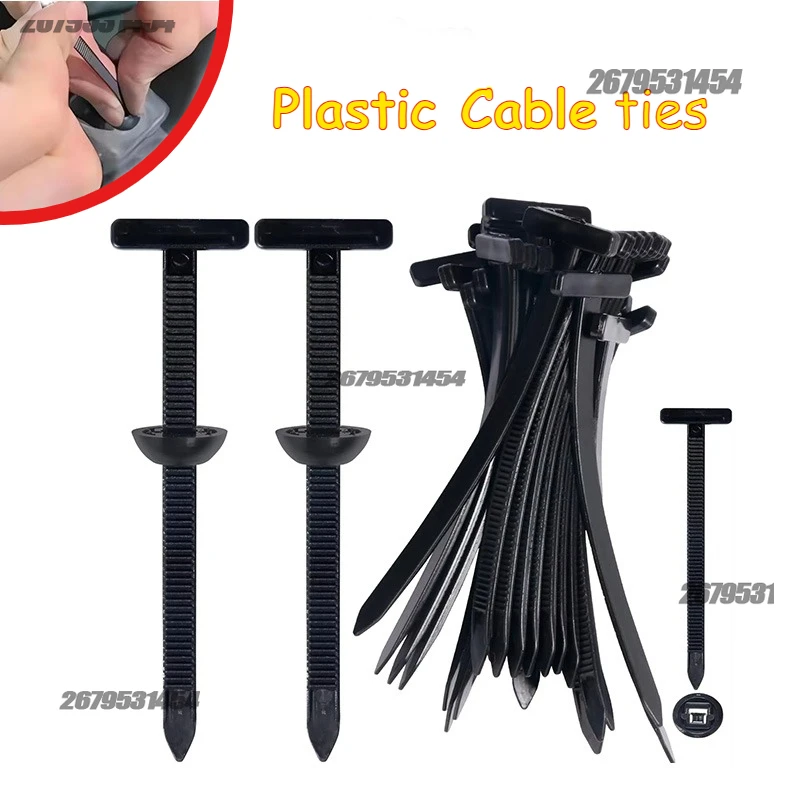 100/50/20PCS Plastic Cable Ties Nylon Wrap Fixed Fastener Clips Car Hose Fastening Zip Strap Self-Locking Reusable Nylon Cable 100/50/20PCS Plastic Cable Ties Nylon Wrap Fixed Fastener Clips Car Hose Fastening Zip Strap Self-Locking Reusable Nylon Cable