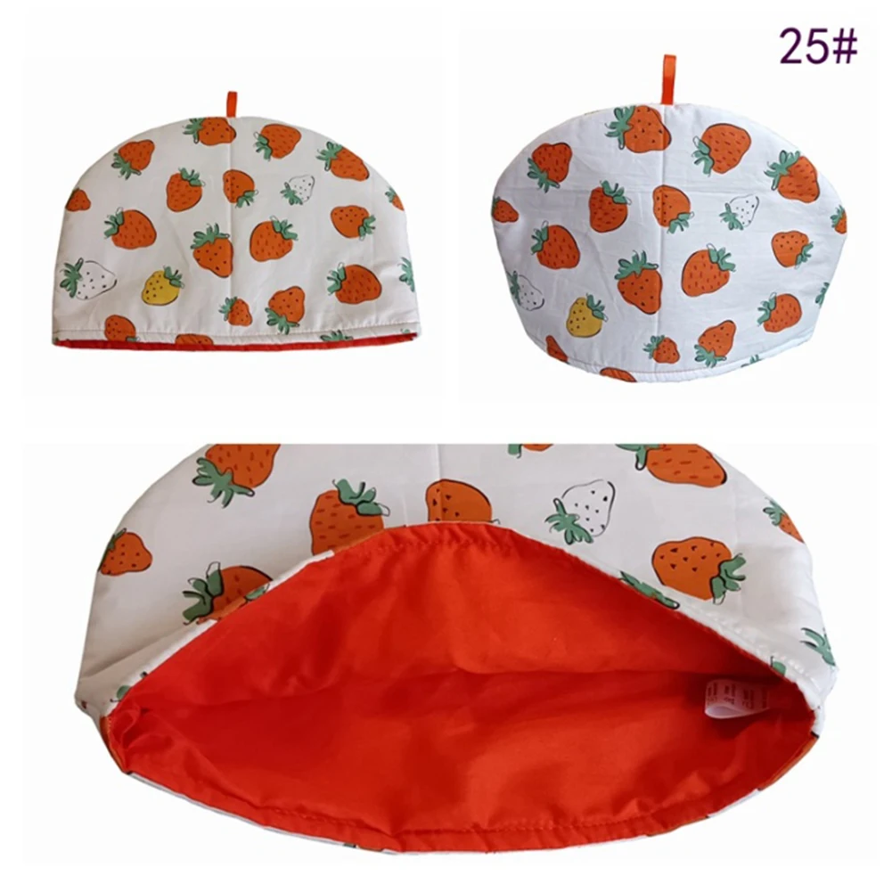 Insulated Teapot Cover Comfort Cotton Novelty Kitchen Hood Teapot Thermal Insulation Dust Cover Decorated Household 1pc teapot insulation cover