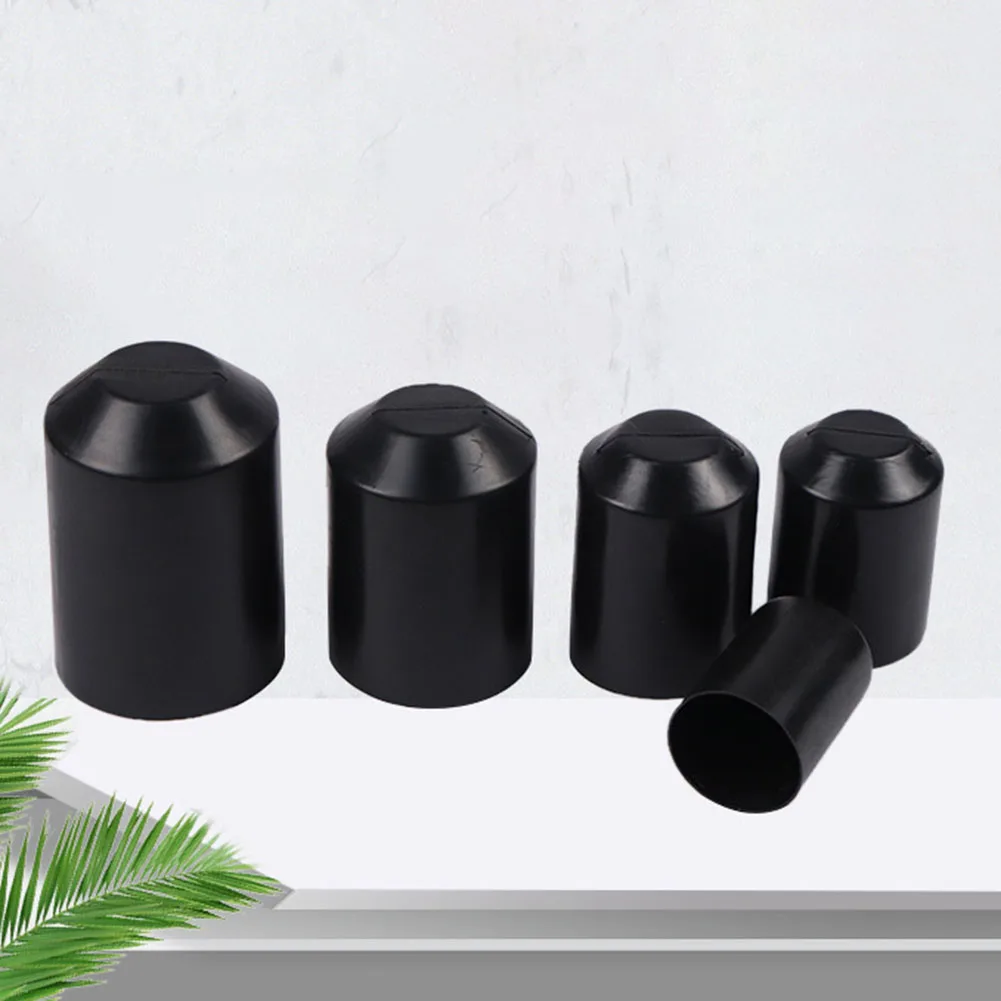 10pc Heat Shrink End Seal Cap Insulated Wrap Wire Protect Cover Bottom Cable Sleeve Warm Shrink End Cap Waterproof Protection