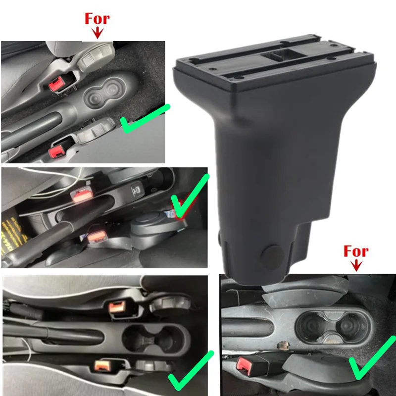 Car Armrest box For Fiat 500 Fiat CRONOS Dedicated Retrofit heighten Interior Center Storage Accessories