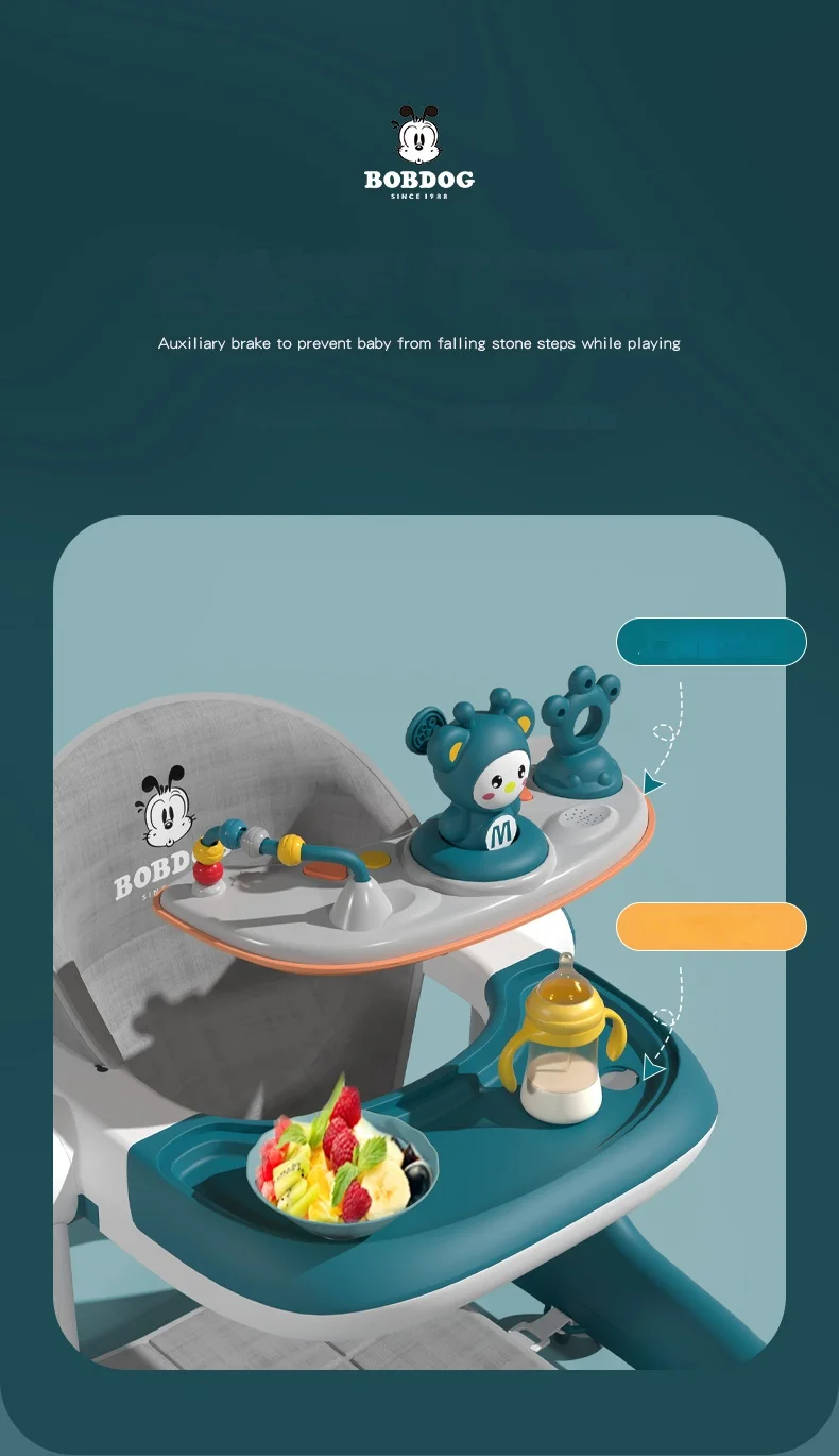 Multi-Functional Anti-Flip Baby Stroller Baby Walker Can Sit And Push Starting Car