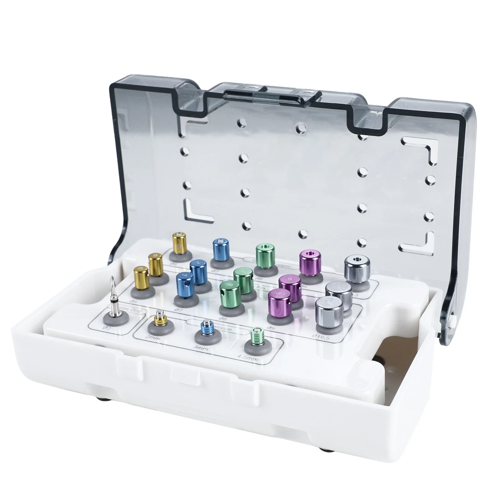 Zahnimplantat-Positionierungshilfe-Set, Dentales Abstandshilfswerkzeug, Bohrer-Set