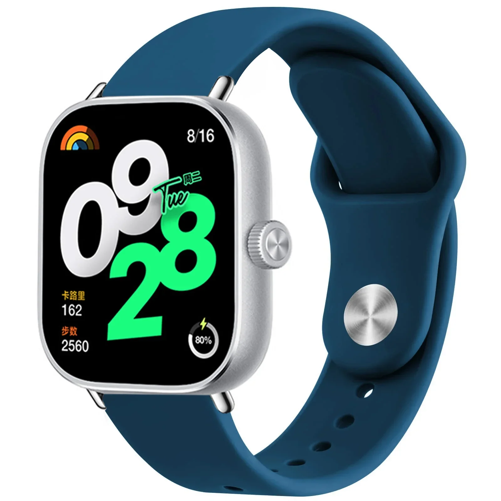Silicone Sport Loop Replacement Band - Red