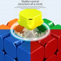 Meilong 3x3 Speed Cube MOYU RS3M Magnetic Version Puzzle Cube Adjustable Elasticity for Smoothly Turning Fast Cube Toys 2