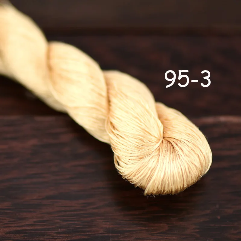 100% Mulberry Silk Embroidery Thread Floss Yarn Artisan Threads Brown Copper Coffee Mahogany Tan 02 06 94 95 96 97 98 102 103