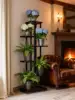 26773-03bb49.jpg Indoor Vertical Flower Pot Shelf Premium Modern Black Metal 6-Tier Space-Saving Plant Stand