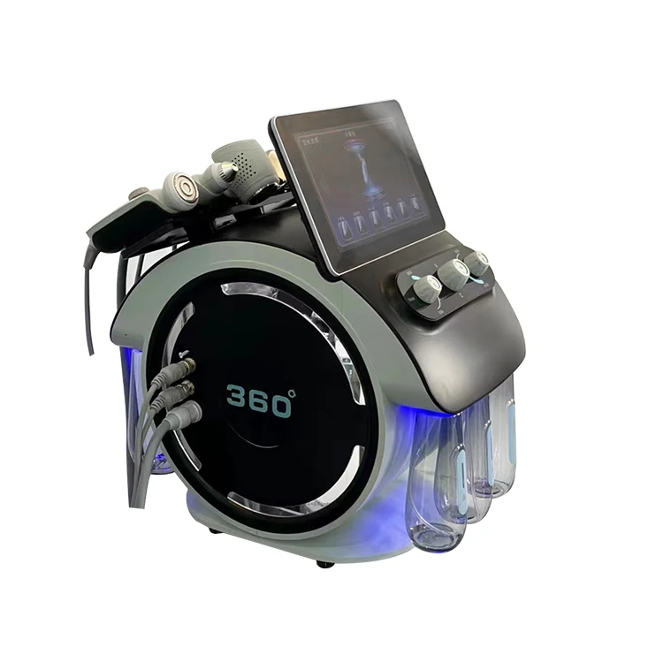 

6 In 1 Water Peeling Small Bubble Oxygen Jet Acne Treatment Skin Management System Diamond Hydra Machine For All Skin Type