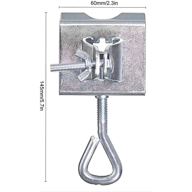 Hordozható Esernyő Tartó Kerti Udvari Parasol Állvány Klip Kültéri Teraszos Strand Bilincs Stabil Rögzített Konzol Napsósákhoz - Image 3