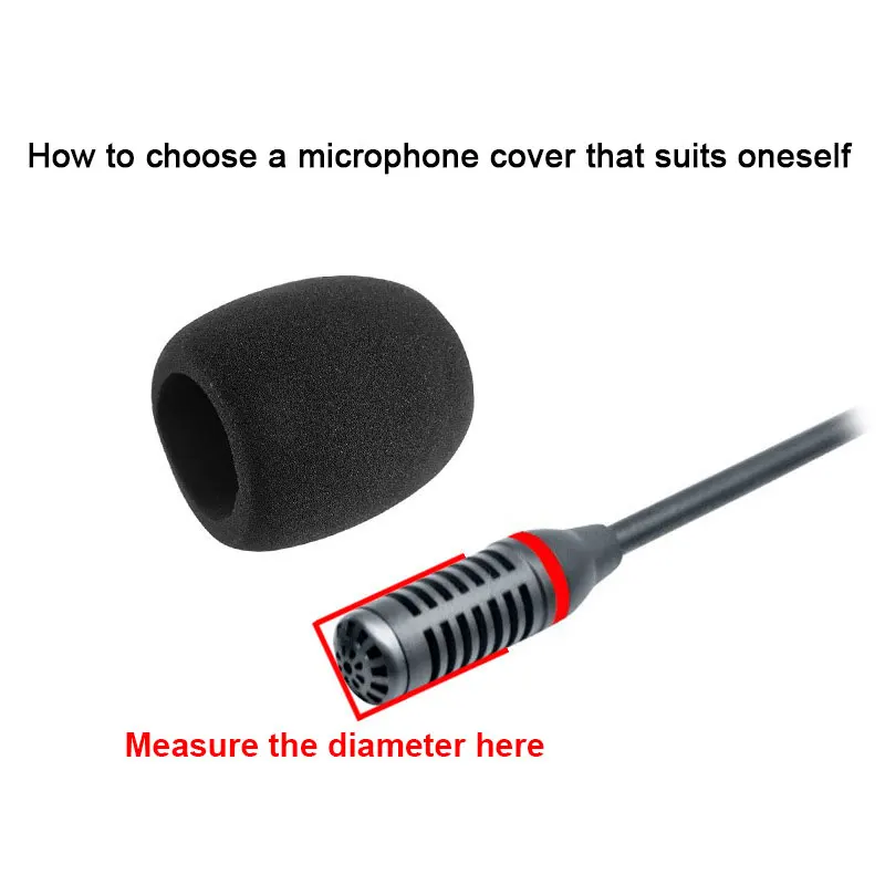 Microphone Foam Covers Mic Protector Replacement Headset Windshield For Mic microphone cover,microphone accessories,microphone windscreen