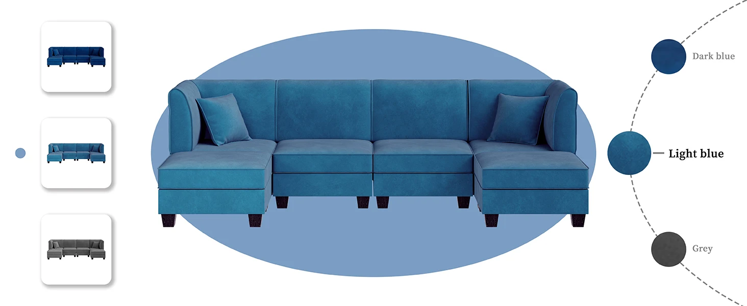 Modular Sectional Sofa Couch