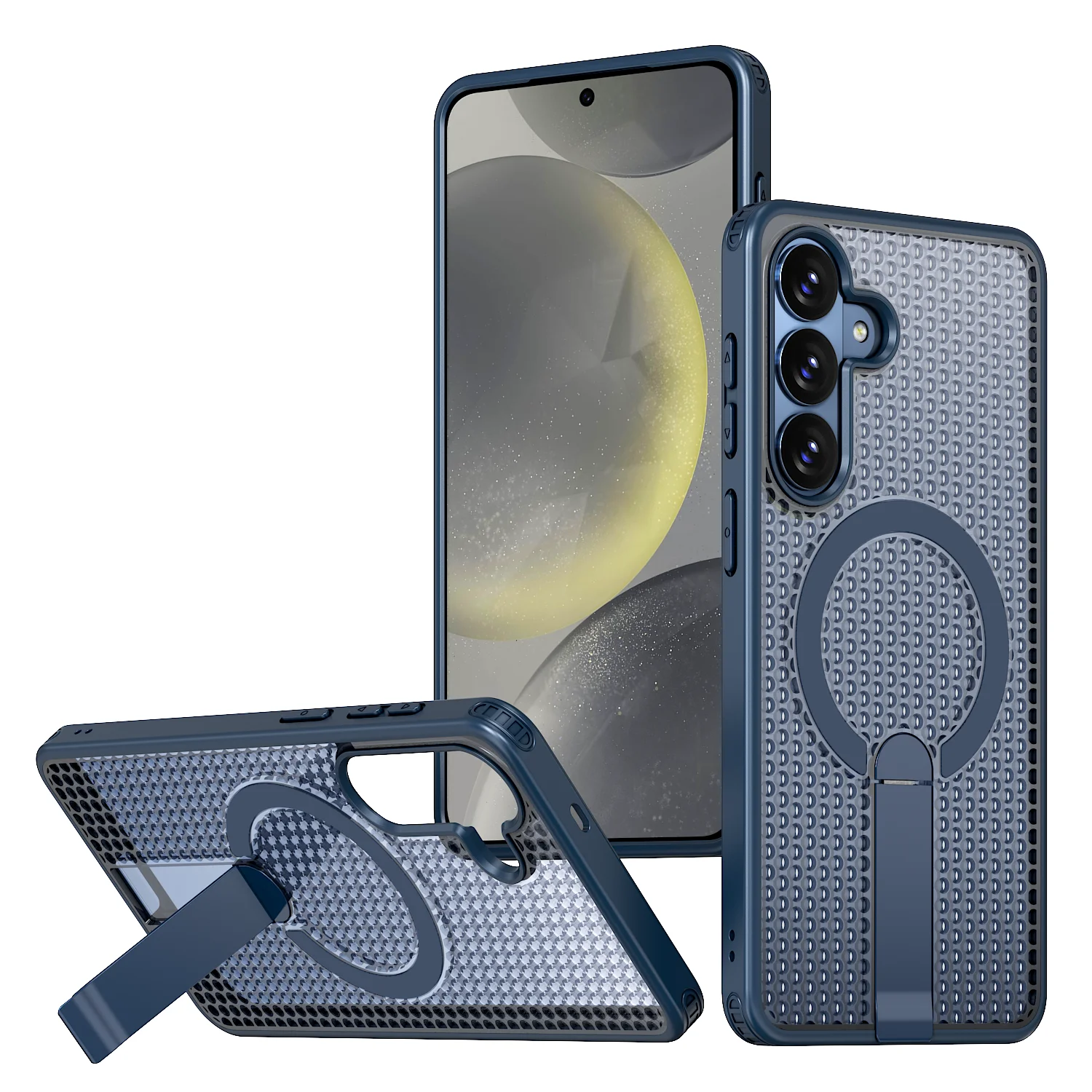 Heat Dissipation Magnetic Stand Breathable Phone Case