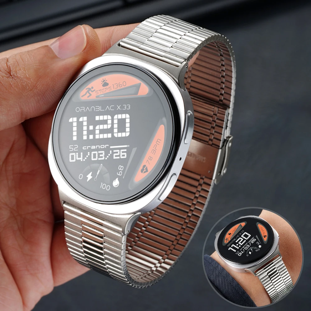 Luxury High-Quality Stainless Steel Watch Band Bracelet