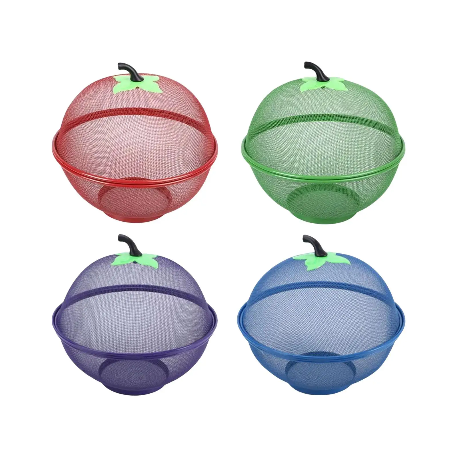 MetalWireFruitBasketVegetableHolderforKitchenCounterFood