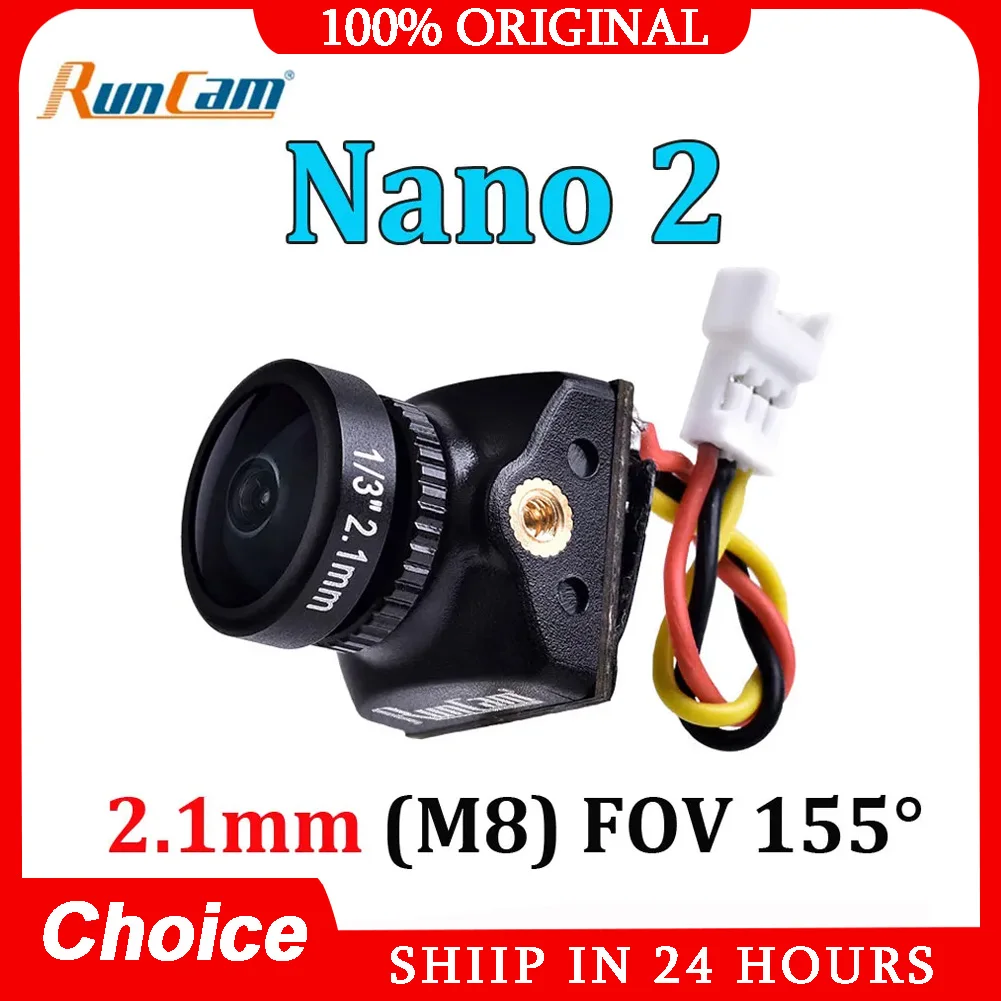 Caméra FPV Nano 2 700TVL 2.1mm/1.8mm pour micro drone