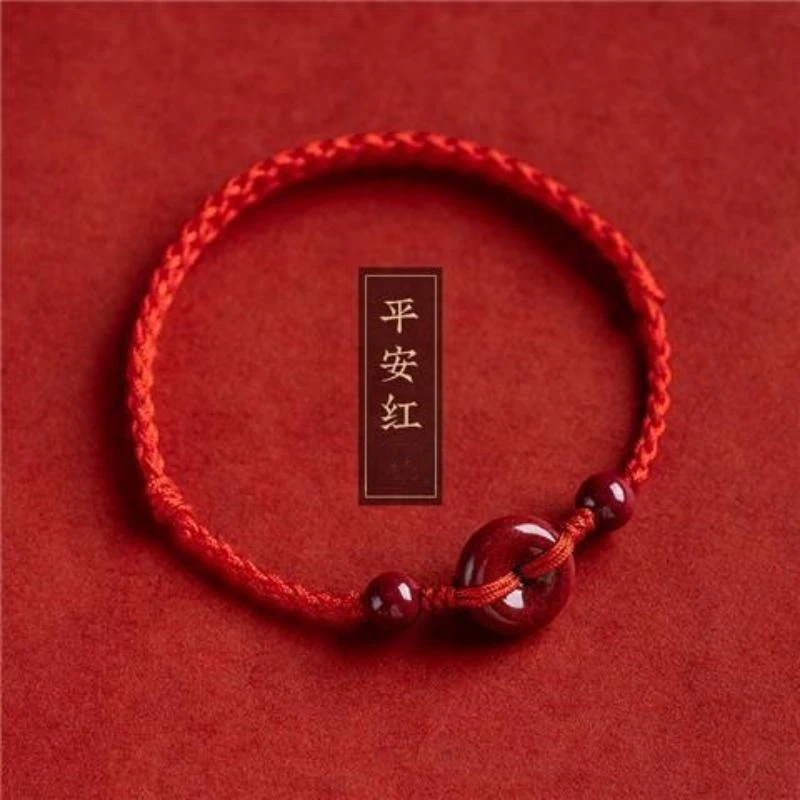 Fashion Size Adjustable Hand Woven Red String Lucky Bracelets Ankle Unisex Blessing Bangles Jewelry Gift - Image 2