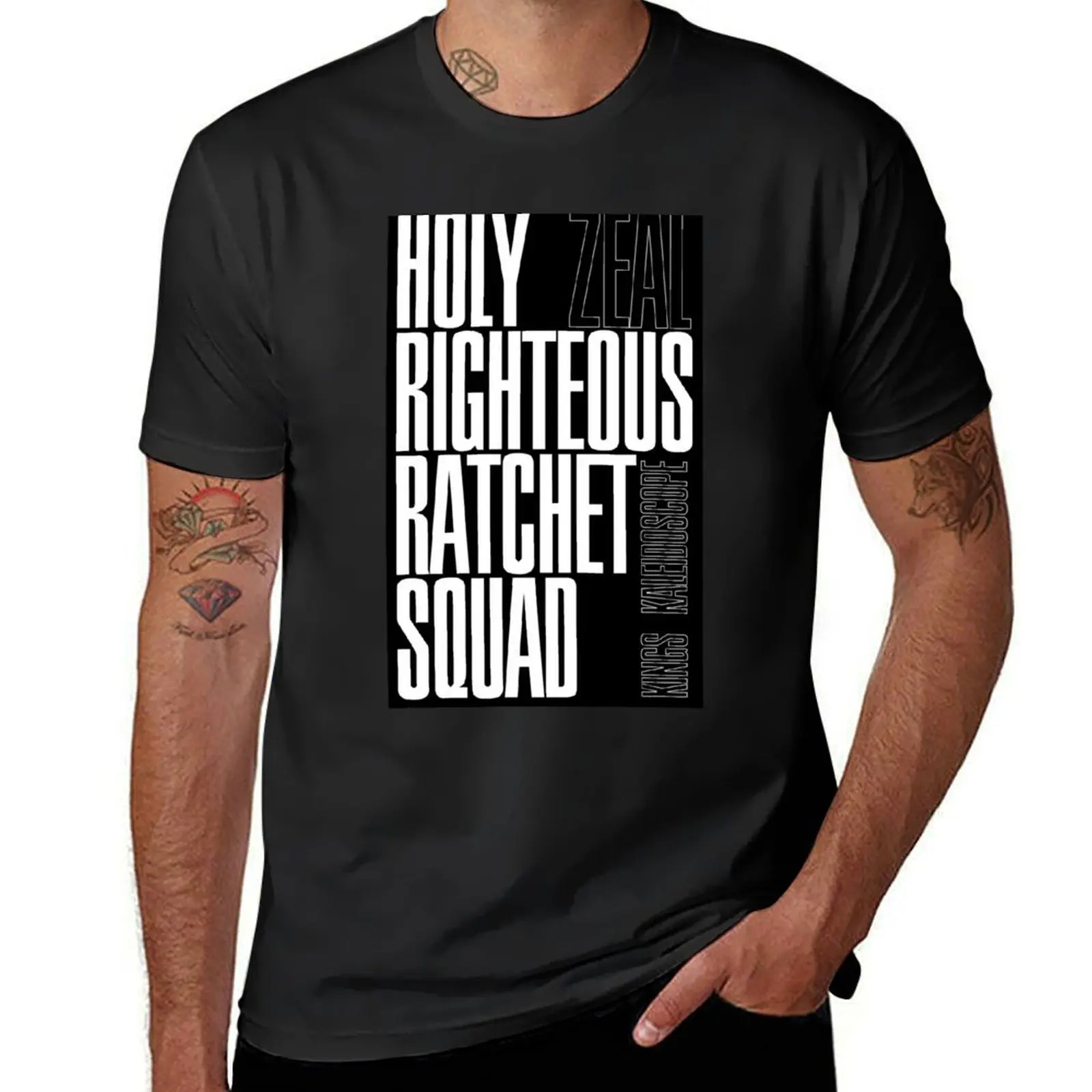

HOLY RIGHTEOUS RATCHET SQUAD - Zeal - Kings Kaleidoscope - Sticker T-Shirt aesthetic clothes summer tops t shirts men