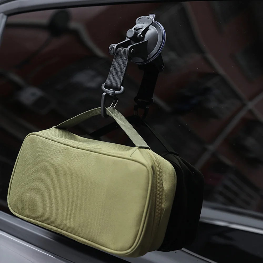 4PCs Car Truck Tent Suction Cups Buckle Outdoor Multifunctional Round Triangular Outdoor Camping Tents Securing Hook Accessories