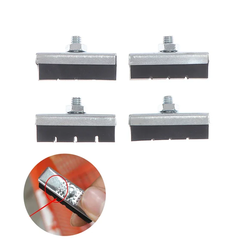 4PCS Vintage Bike Brake Blocks Classic V Brake Pads for Bicycle Caliper Cycling Shoes Replacement Parts