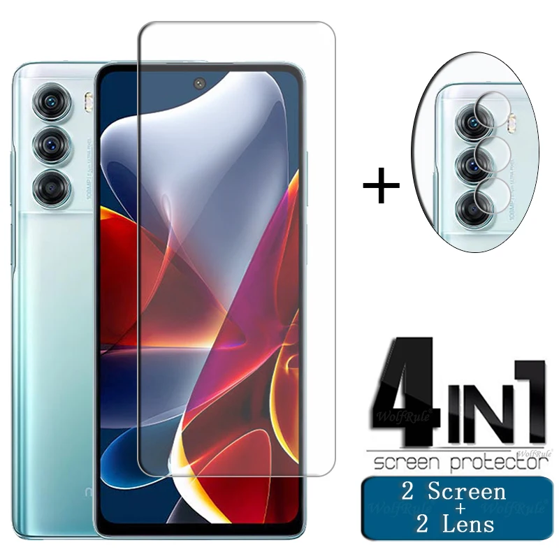 

For Motorola Moto Edge S30 Glass For Moto Edge S30 Tempered Glass Transparent Film Screen Protector For Moto Edge S30 Lens Glass