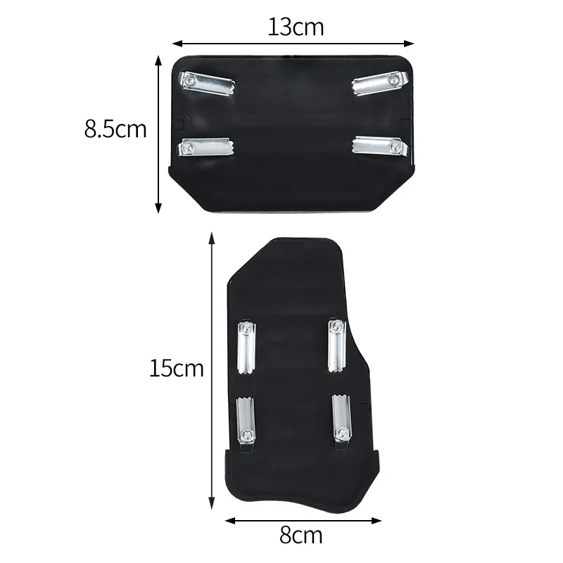 Car Pedals Universal Automobile foot pedal non-slip Aluminum Manual/automatic Throttle brake Cover Set