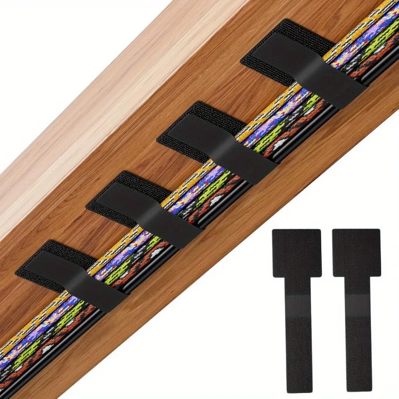 Cable Organizer Ties Fastening Wire Reusable Self Adhesive Adjustable Cord Holder Desk Management