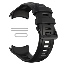 Premium Silicone Sports Strap - Versatile and Durable Watch Band Accessory - Instinct 3 50mm (Dark Night Black)