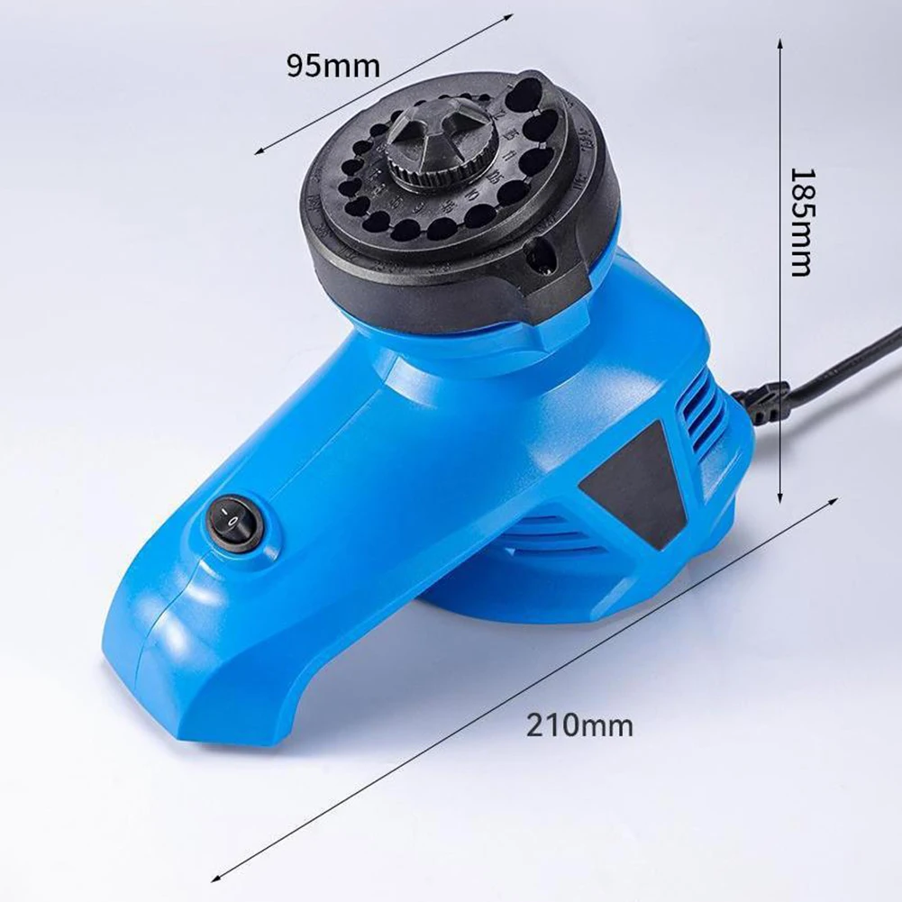 220V Electric Drill Bit Sharpener with 19 Grinding Holes for 3mm to 12mm Drill Bits Efficient and User Friendly Design