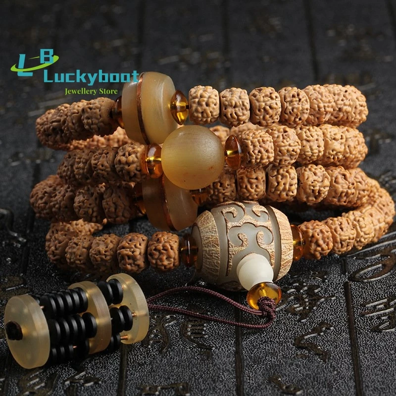

Оптовая продажа, женский браслет 108, бусы Bodhi Mala, ожерелье, браслет в этническом стиле