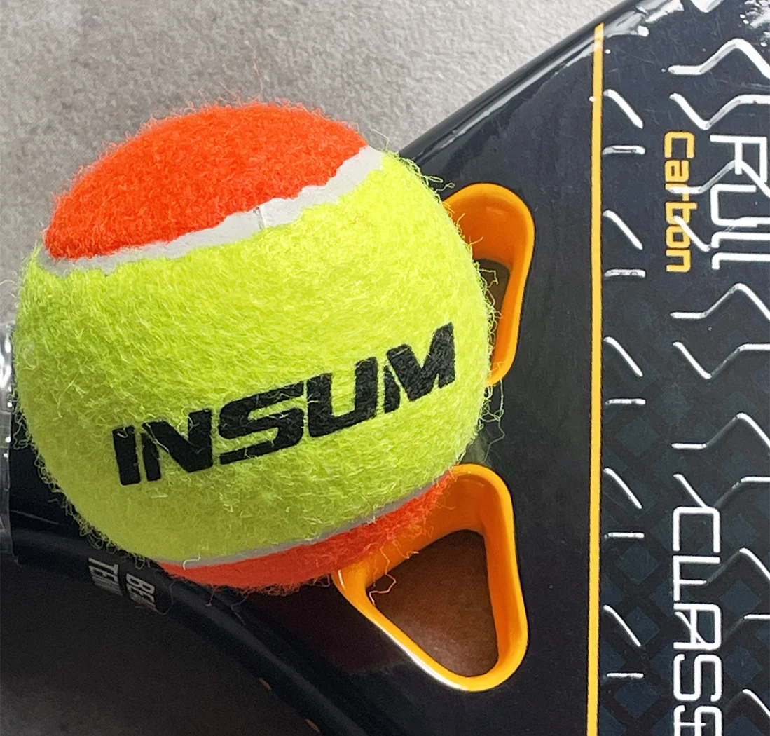 INSUM Professional Beach Tennis Balls 50% Standard Pressure Stage 2 Premium Quality for Beach and Outdoor Training Balls