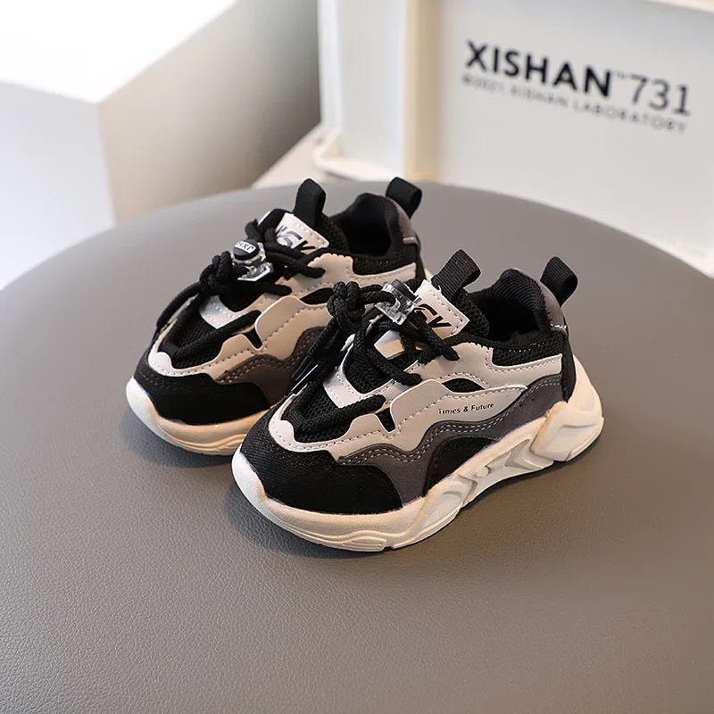 Spring Autumn Kids Sport Shoes Boys Children Outdoor Running Sneakers Fashion Mesh Breathable 3