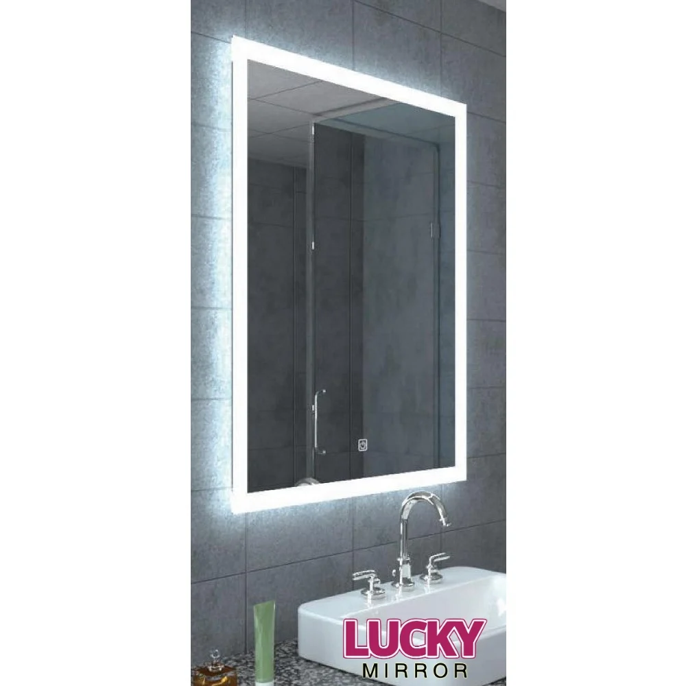 Rectangular Anti Fog Smart LED Bathroom mirror with Bluetooth Magnifier