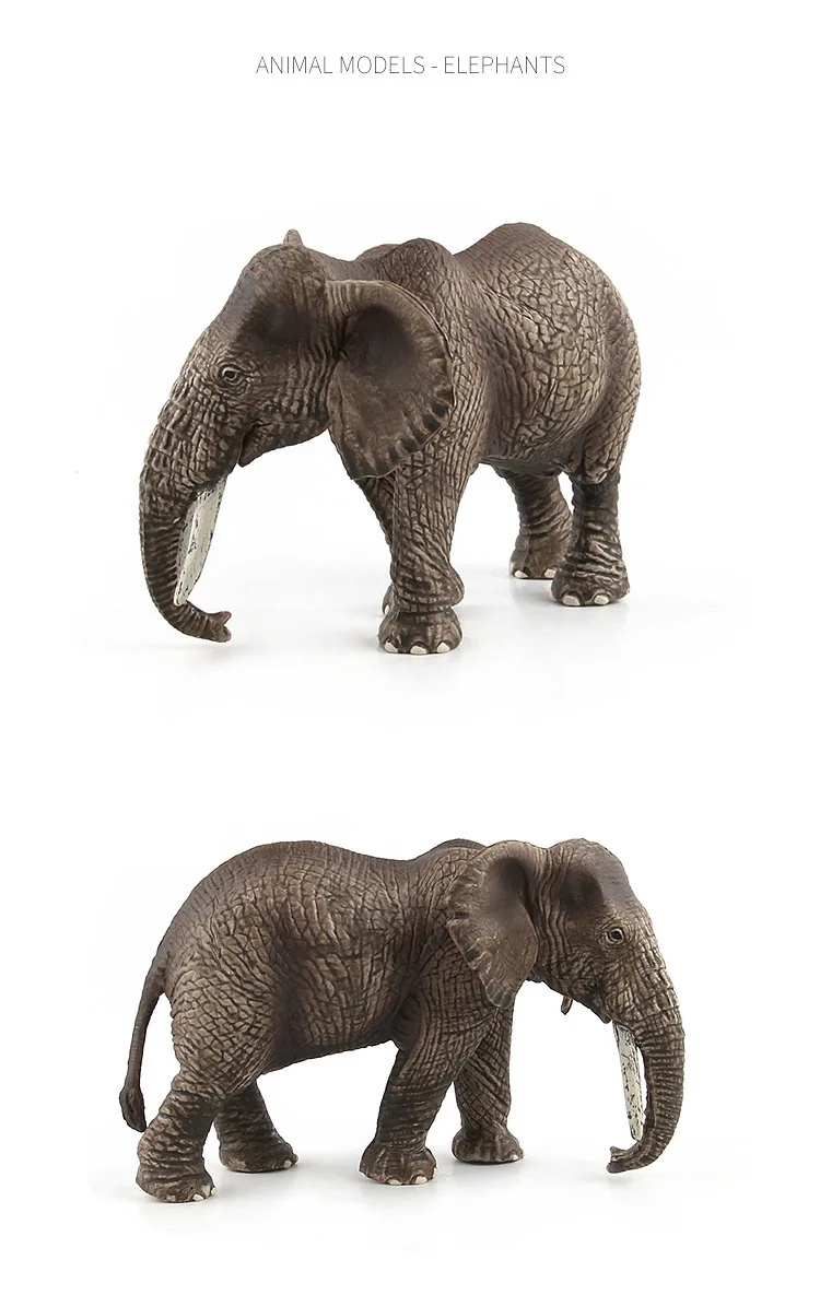Elefant Action Figur Spielzeug afrikanische Elefanten Souvenir Home Auto  Dekoration Ornament Spielzeug für Kinder lernen Tiermodell
