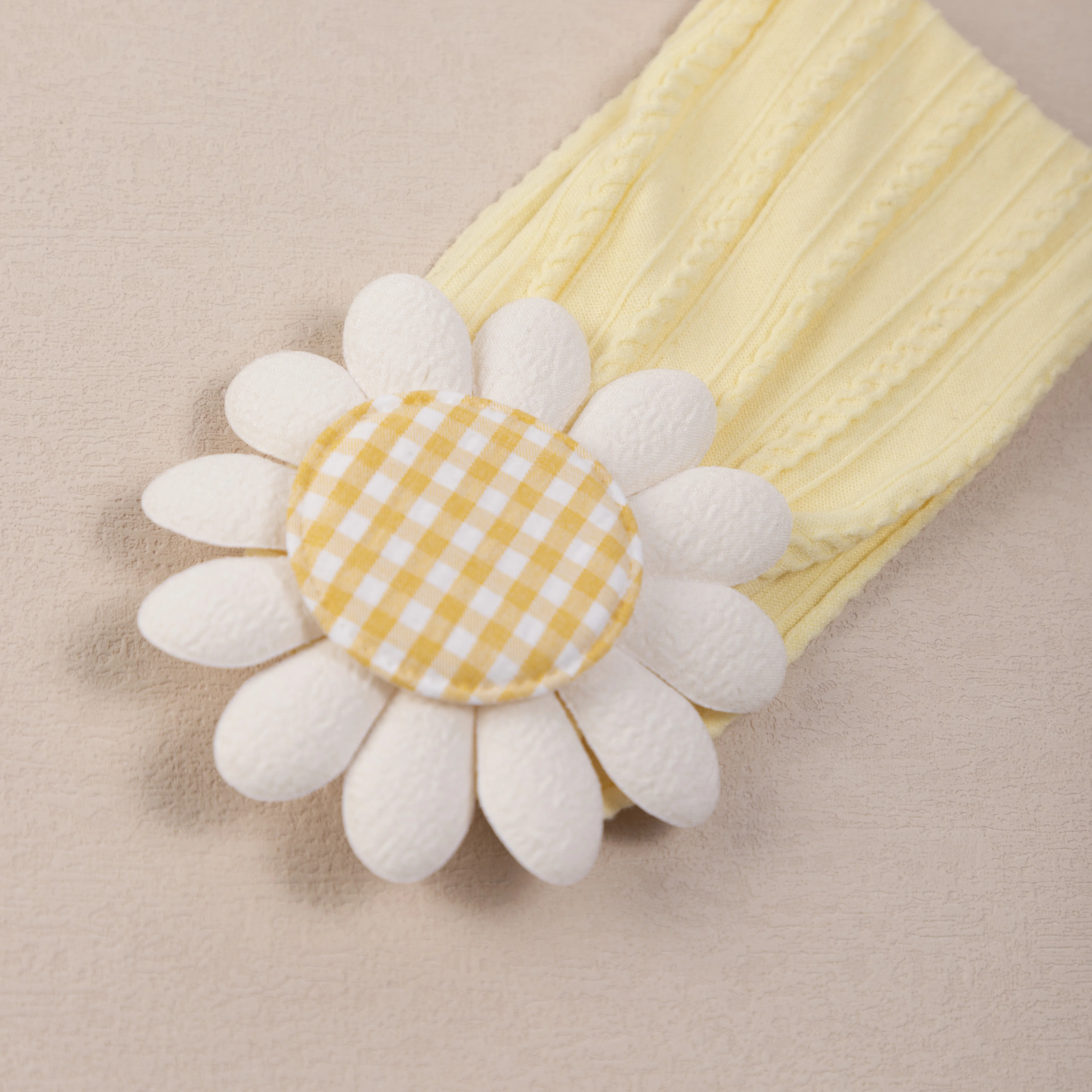 New Sun Flower Baby Headband Cute Nylon Hair Band for Newborn Kids Headwear Elastic Children Turban Girls Hair Accessories 3