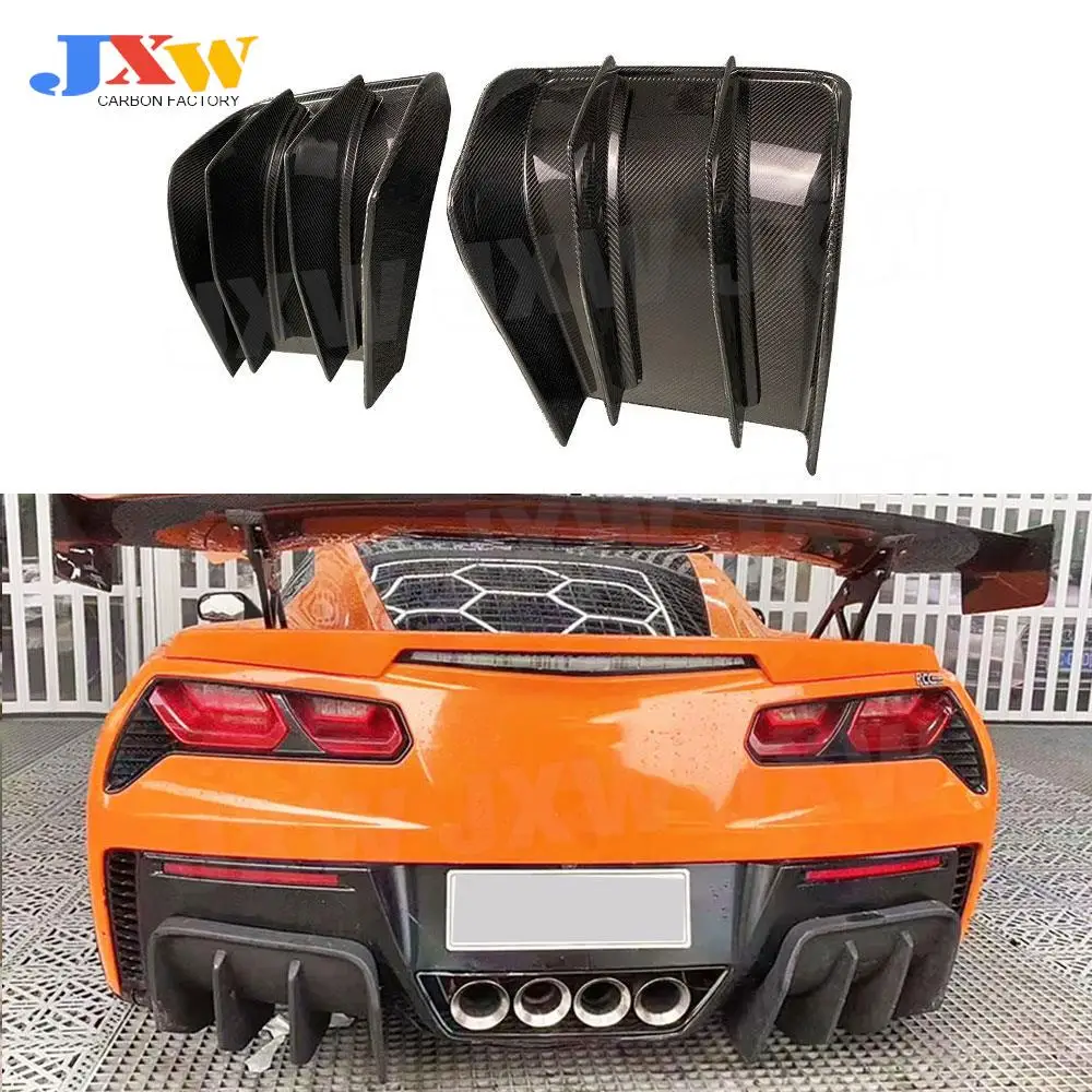 

Carbon Fiber FRP Rear Diffuser Lower Lip Bumper Splitter For Chevrolet Corvette C7 2014-2017 Car Styling