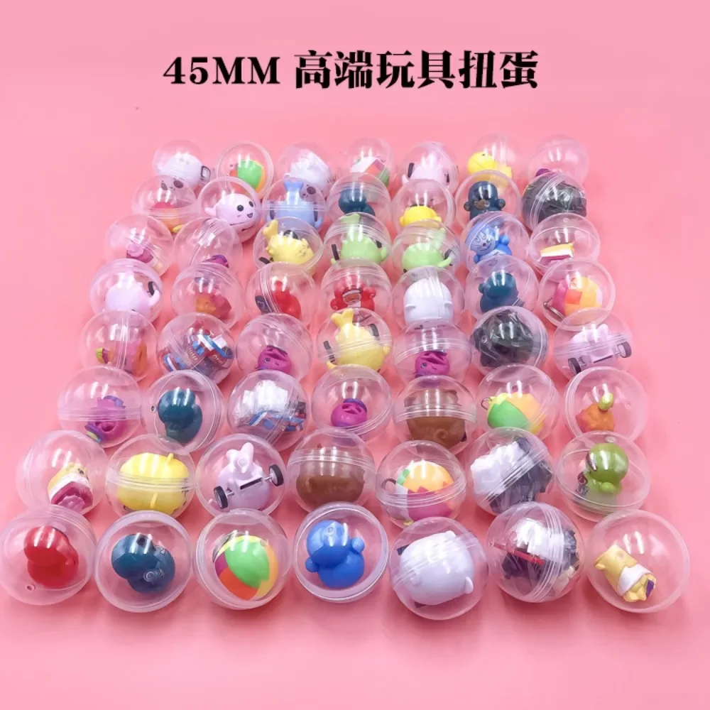 10/20pcs 45mm Children Mini Mixed Claw Game Machine Toy Surprise Twisted Egg Capsule Ball for Vending Doll Arcade Crane Gift