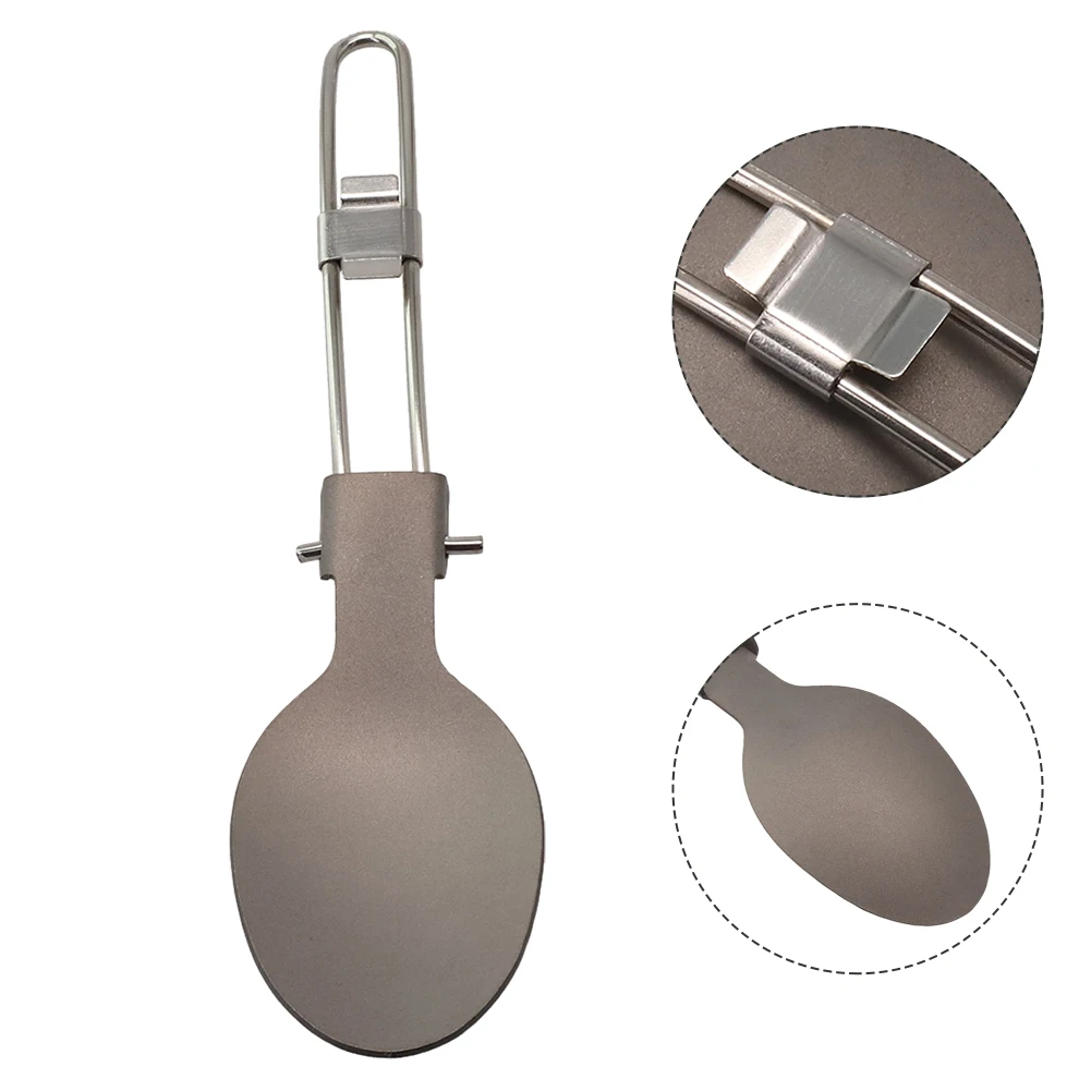 

Spork Fork Folding Spoon Cookware Corrosion Resistance Fork Outdoor Tableware Spoon Spork For Outdoor Travel Hiking Backpacking
