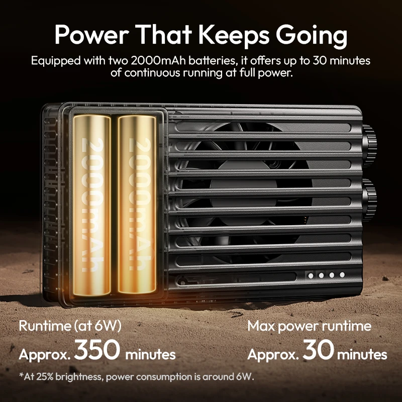 Ulanzi PL25 25W High-Power Pocket Light 2700K-6500K for Restaurant Travel Vlog Portrait Still Life Photography Panel Light