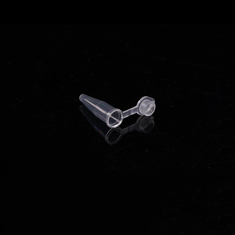 0.2ML Plastic Micro Centrifuge Tube Experiment Test Tubes Transparent Tube Container For Science Laboratory , 1000pcs