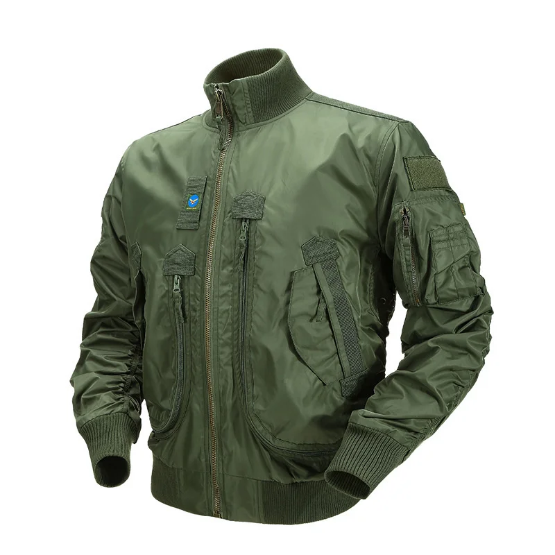 Men's Cold Jackets Windbreaker Man Bombers Tactical Bomber Male Track Jacket Militari Sport Military Sportsfor Retro Withzipper