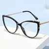 Oversize Cat Eyes Frame Clear Lens Glasses Big Simple Myopia Nerd Spectacles Degree -0.5 -1.0 -2.0 -3.0 -4.0 to -6.0 6