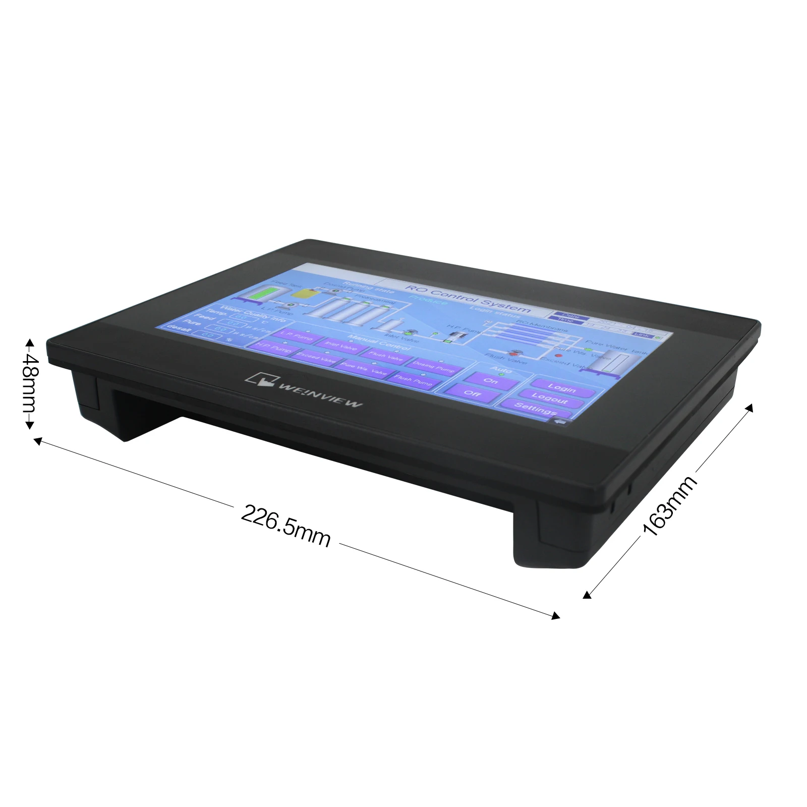 Single Stage Touch Screen RO Controller with 2 sensors RO-8100