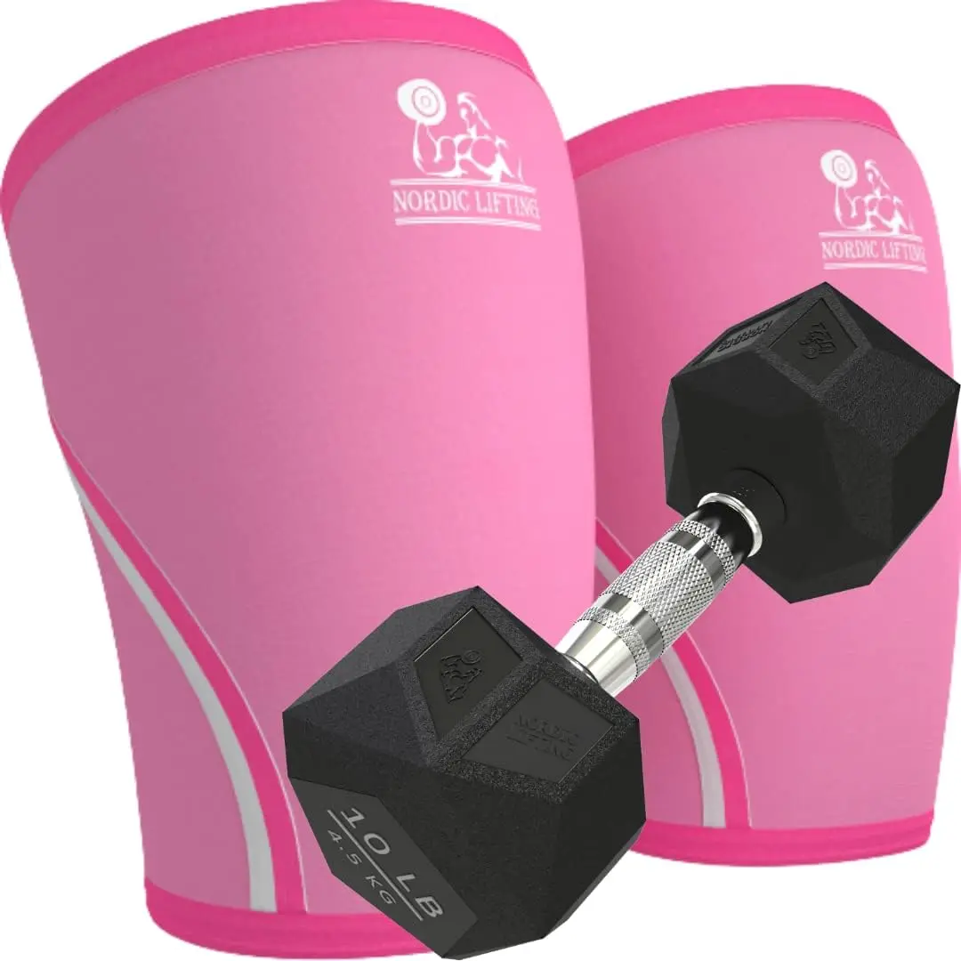 

Knee Sleeves Medium - Pink Bundle with Dumbbell Prism 10 lb