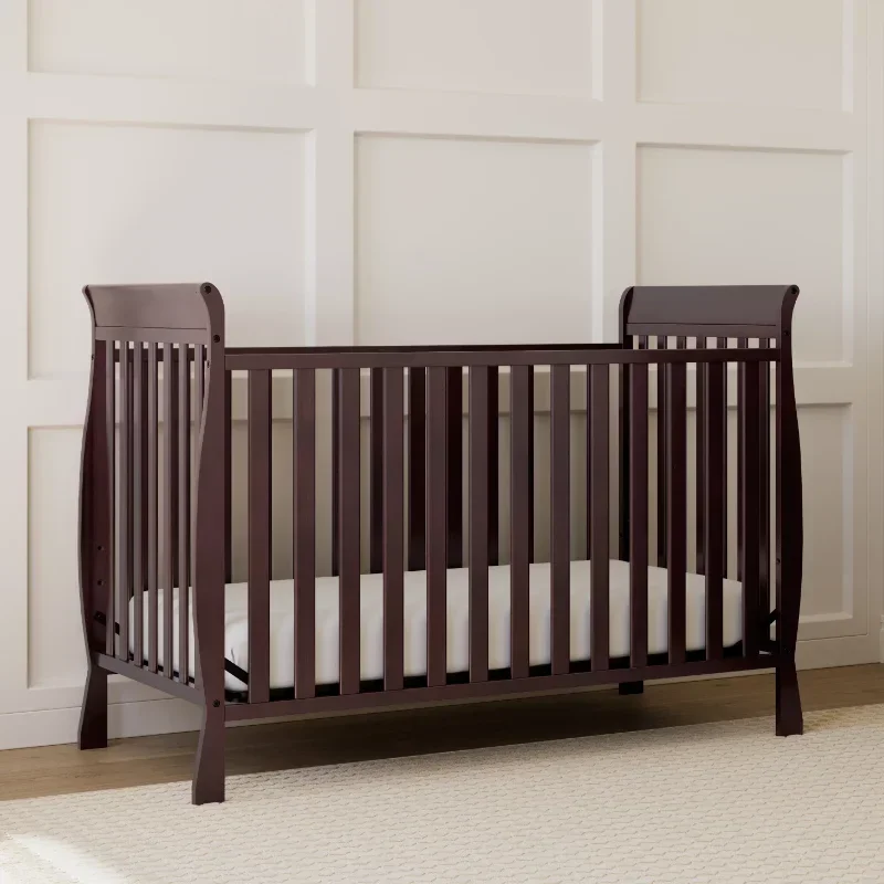 Storkcraft Maxwell 3-in-1 Convertible Baby Crib, Espresso 3