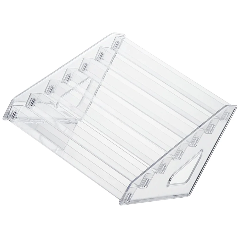 

Movable and Removable Transparent 7-layer Nail Polish Storage Display Stand Makeup Palettes Desk Organizer Shelf