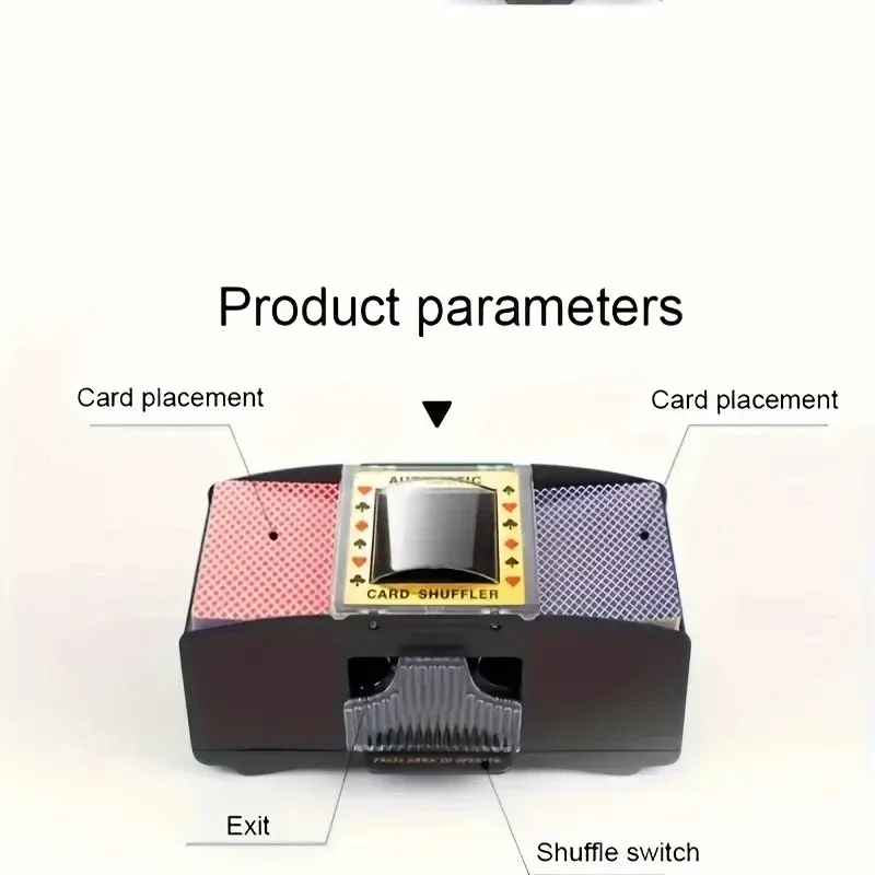 Professional Automatic Card Shuffler for Dedicated Deck Games For Board Game Durable Plastic Poker & Card Mixer for Family Game card shuffler