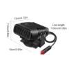 Car Windshield Defogger Defroster 2 in 1 Heating Fan